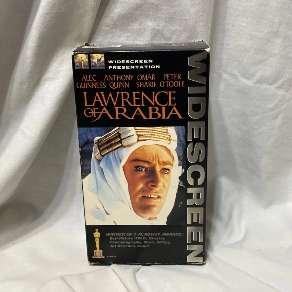 Vintage VHS Tapes Lawrence of Arabia